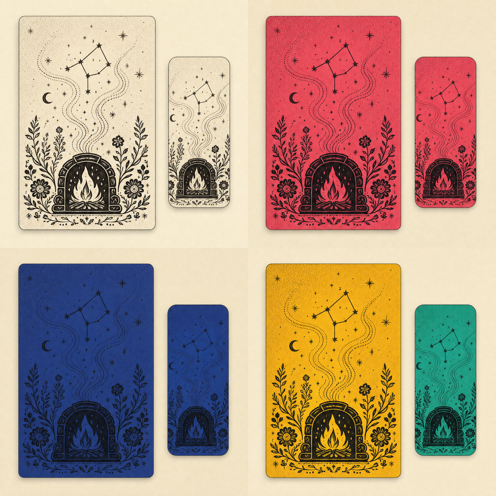 Folk-Pop Wallpaper Pack — desktop and phone hearth wallpapers in every folk-pop colourway